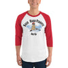 Ride 'Em Snowboarder-3/4 sleeve raglan shirt