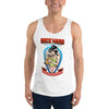 Girl Holding Hardy: Slogan-The Longest Hardest Peanuts: Unisex Tank Top