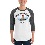 Ride 'Em Skateboard-3/4 sleeve raglan shirt