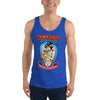 Girl Holding Hardy: Slogan-The Longest Hardest Peanuts: Unisex Tank Top