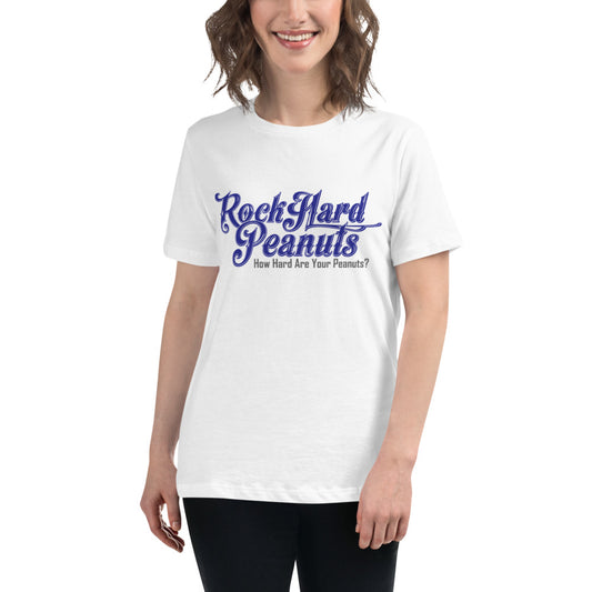 Script Tee-How Hard Are Your Peanuts?: Women's Relaxed T-Shirt