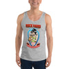 Girl Holding Hardy: Slogan-The Longest Hardest Peanuts: Unisex Tank Top