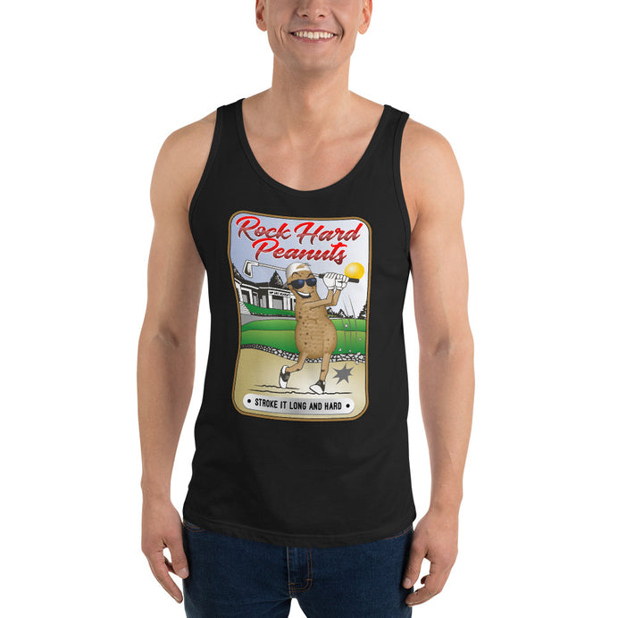 Golf-Stroke it Long and Hard-Unisex Tank Top