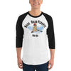 Ride 'Em Snowboarder-3/4 sleeve raglan shirt