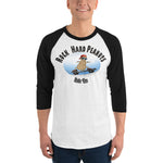 Ride 'Em Skateboard-3/4 sleeve raglan shirt