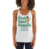 Do I Make Your Peanuts Hard? White-Women's Racerback Tank