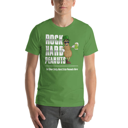 St. Pattys-Get Your Salty Hard Peanuts Here: Short-Sleeve Unisex T-Shirt