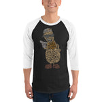 Hardy Wordcloud: 3/4 sleeve raglan shirt