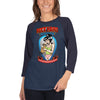 Your Peanuts Should Be In My Mouth-3/4 sleeve raglan shirt