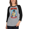 Your Peanuts Should Be In My Mouth-3/4 sleeve raglan shirt