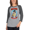 Your Peanuts Should Be In My Mouth-3/4 sleeve raglan shirt