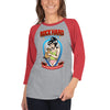 Your Peanuts Should Be In My Mouth-3/4 sleeve raglan shirt