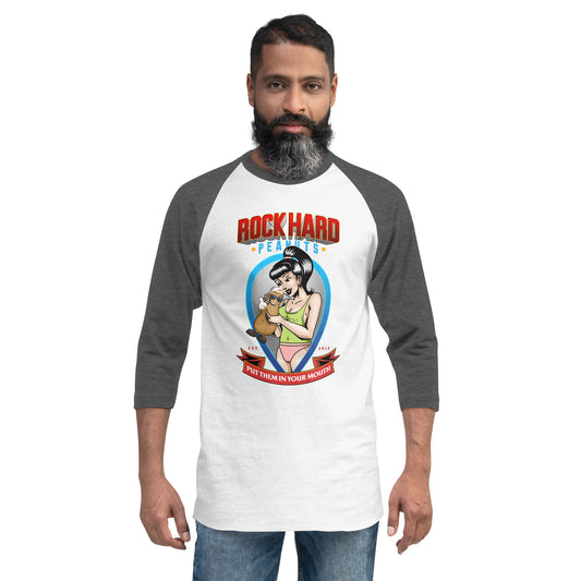 Put Them In Your Mouth-3/4 sleeve raglan shirt