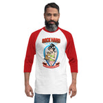 Put Them In Your Mouth-3/4 sleeve raglan shirt