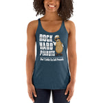 Don't Settle For Soft Peanuts: Big Peanut-Women's Racerback Tank