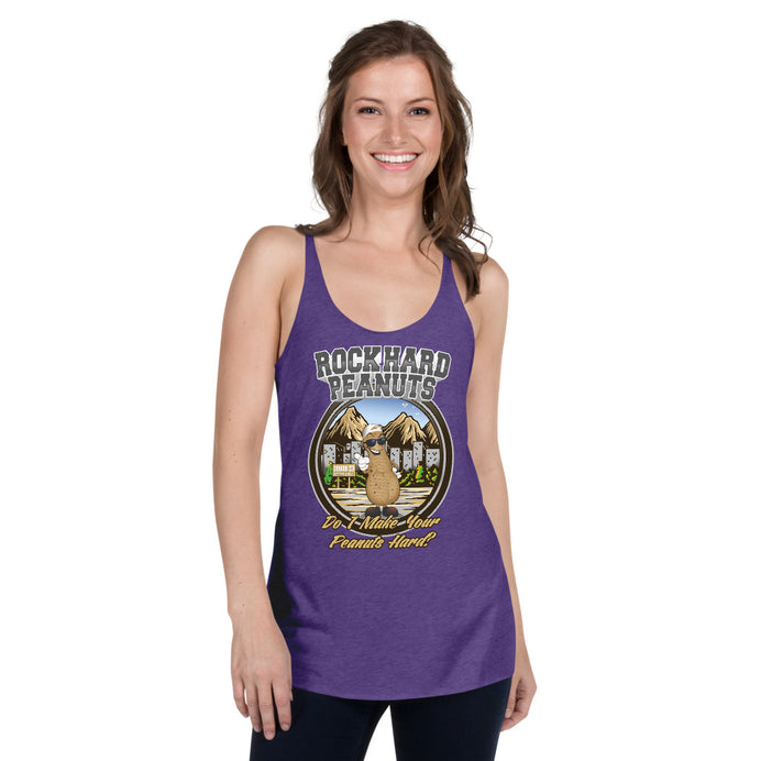 Rocky Mountain Do I make Your Peanuts Hard: Women's Racerback Tank