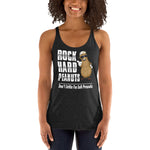 Don't Settle For Soft Peanuts: Big Peanut-Women's Racerback Tank