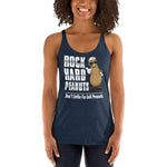 Don't Settle For Soft Peanuts: Big Peanut-Women's Racerback Tank