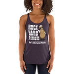 Don't Settle For Soft Peanuts: Big Peanut-Women's Racerback Tank